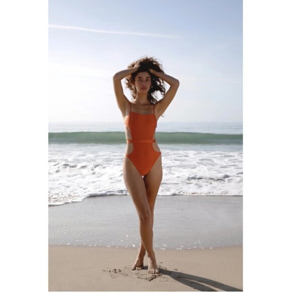 💕CULT GAIA💕 Gemma One Piece Swimsuit Chakra Large L NWT - Picture 3 of 13